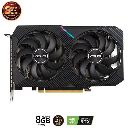 TNC Store Card Màn Hình ASUS DUAL GeForce RTX 3060 Ti V2 MINI 8GB GDDR6